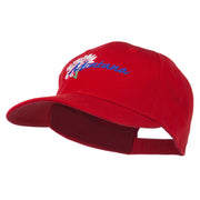 USA State Montana Bitter Root Embroidered Low Profile Cap