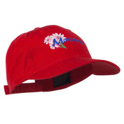 USA State Montana Bitter Root Embroidered Low Profile Cap