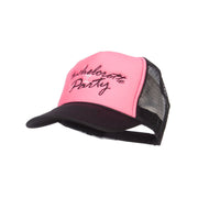 Bachelorette Party Embroidered Neon Trucker Cap