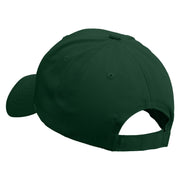 Costa Rica Bird Embroidered Solid Cotton Twill Low Profile Snap Cap - Dk-Green OSFM