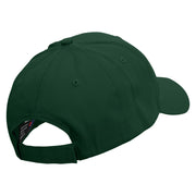 Costa Rica Bird Embroidered Solid Cotton Twill Low Profile Snap Cap - Dk-Green OSFM