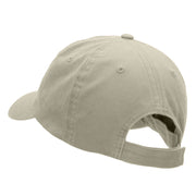 Black Rock Flame Embroidered Unstructured Cotton Twill Cap