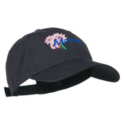 USA State Montana Bitter Root Embroidered Low Profile Cap