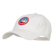 Fishing Bobber Patched Washed Cap