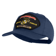 Duty Country Corps Semper Fidelis Patched Solid Cotton Twill Pro Style Cap - Navy OSFM