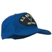 US Air Force Retired Symbol Patched Cap