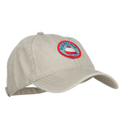 Fishing Bobber Patched Washed Cap