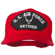 US Air Force Retired Symbol Patched Cap