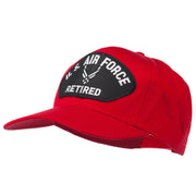 US Air Force Retired Symbol Patched Cap