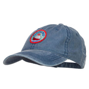 Fishing Bobber Patched Washed Cap