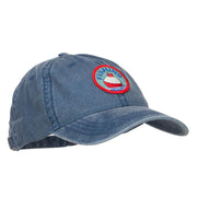 Fishing Bobber Patched Washed Cap