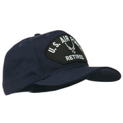 US Air Force Retired Symbol Patched Cap