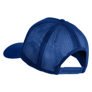 USS Arizona BB 39 Blue Patched Solid Cotton Twill 5 panel Mesh Back Cap - Royal OSFM