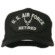 US Air Force Retired Symbol Patched Cap