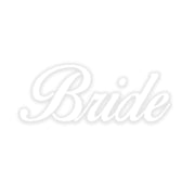 Bride Letter Design Heat Transfers Sticker