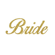 Bride Letter Design Heat Transfers Sticker