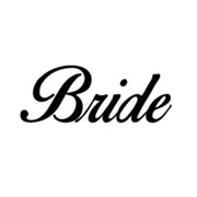 Bride Letter Design Heat Transfers Sticker