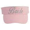 Bride Silver Heat Transfer Brushed Cotton Sunvisor - Pink OSFM