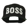 Flat Bill Hip Hop Casual Boss Embroidered Cap