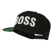 Flat Bill Hip Hop Casual Boss Embroidered Cap