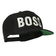 Flat Bill Hip Hop Casual Boss Embroidered Cap