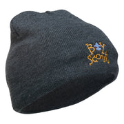 Boy Scout Logo Embroidered Short Beanie