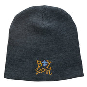 Boy Scout Logo Embroidered Short Beanie