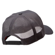 Texas Year Established Embroidered Twill 5 panel Mesh Back Cap - Grey OSFM