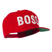 Flat Bill Hip Hop Casual Boss Embroidered Cap