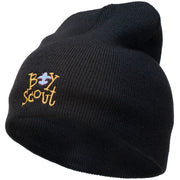 Boy Scout Logo Embroidered Short Beanie