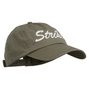 Bowling Strike Embroidered Low Profile Washed Cap