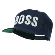 Flat Bill Hip Hop Casual Boss Embroidered Cap