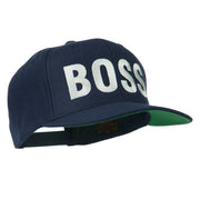 Flat Bill Hip Hop Casual Boss Embroidered Cap