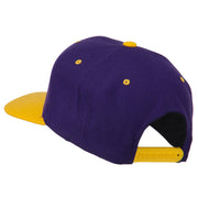 Bat Smile Face Embroidered Snapback Cap