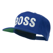 Flat Bill Hip Hop Casual Boss Embroidered Cap