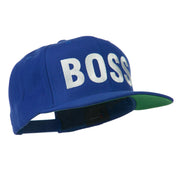 Flat Bill Hip Hop Casual Boss Embroidered Cap