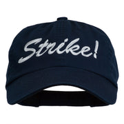 Bowling Strike Embroidered Low Profile Washed Cap