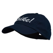 Bowling Strike Embroidered Low Profile Washed Cap