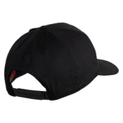 American By Birth U.S.M.C. Marine by Choice Patched Solid Cotton Twill Pro Style Cap - Black OSFM