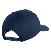 American By Birth U.S.M.C. Marine by Choice Patched Solid Cotton Twill Pro Style Cap - Navy OSFM
