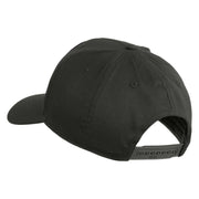 American By Birth U.S.M.C. Marine by Choice Patched Solid Cotton Twill Pro Style Cap - Charcoal OSFM