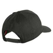 American By Birth U.S.M.C. Marine by Choice Patched Solid Cotton Twill Pro Style Cap - Charcoal OSFM