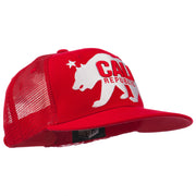 California Bear Trucker Snapback Cap