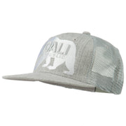 California Bear Trucker Snapback Cap