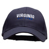 Virigina Year Established Embroidered New Low Profile Organic Cotton Cap - Navy OSFM