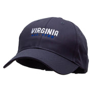 Virigina Year Established Embroidered New Low Profile Organic Cotton Cap - Navy OSFM