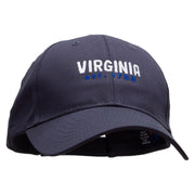 Virigina Year Established Embroidered New Low Profile Organic Cotton Cap - Navy OSFM