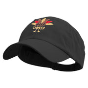 Little Turkey Embroidered Low Profile Washed Cap - Black OSFM