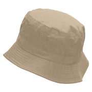 Dancing Partner Embroidered Bucket Hat - Khaki OSFM