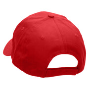 Virigina Year Established Embroidered New Low Profile Organic Cotton Cap - Red OSFM